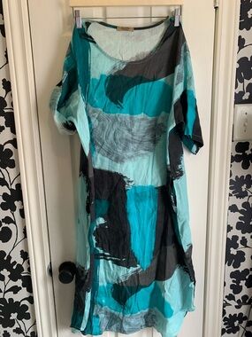 Beyond Capri Linen Midi Dress - Lightweight coastal classic old money luxury